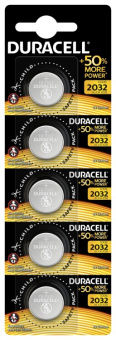 1Элементы питания и аккумуляторы батарейки duracell dl/cr2032 5х1 | б0035495 | duracell выгодная цена