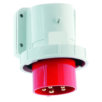 1Разъемы промышленные вилка настенная 32a 5p 400v 6h ip67 quick-connect фланец 75 x 90 i 24418-bals i bals выгодная цена