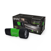 Фонари фонарь ручной gfl103 1w 40lm ni-mh 250mah led 1/12/72 | gf103 | gauss выгодная цена