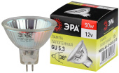 Лампы (источники света) лампа светодиодная gu5.3-mr16-50w-12v-cl (галоген, софит, 50вт, нейтр, gu5.3) (10/200/4800) | б0051798 | эра выгодная цена