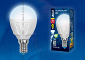 Лампы (источники света) лампа светодиодная led-g45 7w/nw/e14/fr plp01wh led. «шар», матовая. серия яркая, пр-во россия, 4000k | ul-00002417 | uniel выгодная цена