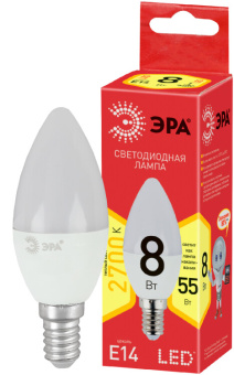 1Лампы (источники света) лампа светодиодная red line eco led b35-8w-827-e14 | б0030018 | эра выгодная цена