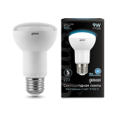 Лампы (источники света) лампа светодиодная led 9вт e27 220в 4100к reflector r63 | 106002209 | gauss выгодная цена