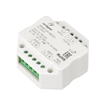 1Ленты светодиодные выключатель smart-switch (230v, 1.5a, 2.4g) | 025039 | arlight выгодная цена