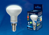 Лампы (источники света) лампа светодиодная led-r50-6w/nw/e14/fr pls02wh led. «рефлектор», матовая 4000к серия sky | ul-00001492 | uniel выгодная цена