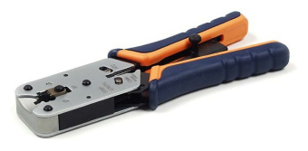 1Инструменты для разделки и опрессовки кабеля инструмент обжимной ht-l2182r для rj-45, профессиональный | 19819 | hyperline выгодная цена
