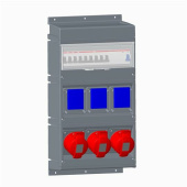 Разъемы промышленные бокс mpr16/3 с розетками в сборе, ip44, пластик | 2cma168995r1000 | abb выгодная цена