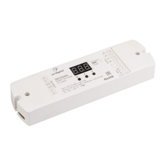 1Ленты светодиодные декодер smart-k19-dmx (12-48v, 4x350ma) | 023827 | arlight выгодная цена