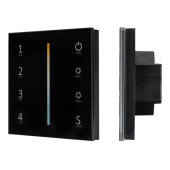 Ленты светодиодные панель sens smart-p43-mix black (230v, 4 зоны, 2.4g) | 028137 | arlight выгодная цена