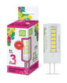 Лампы (источники света) лампа светодиодная led-jc-standard 3вт 12в g4 6500к 270лм | 4690612026381 | asd выгодная цена