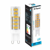 Лампы (источники света) лампа светодиодная lb-433 (7w) 230v g9 6400k 16x60mm | 25768 | feron выгодная цена