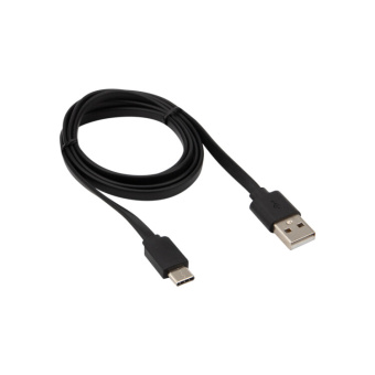 1КОМПЬЮТЕРНЫЕ АКСЕССУАРЫ usb кабель usb type-c, черный soft touch 1 метр | 18-1888 | rexant выгодная цена