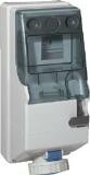 1Разъемы промышленные комбинированный щиток - p17 tempra pro - с рейкой din - ip 66 - 200/250 в~ - 32 a - 2к+з | 056669 | legrand выгодная цена