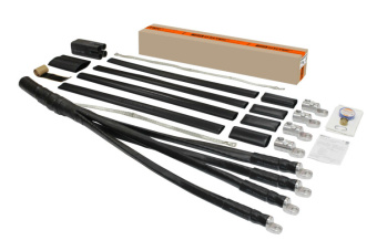 1Изделия для монтажа и опрессовки кабеля муфта концевая 4пквнтпб1-150/240-б с наконечниками | sq0556-4008 | tdm выгодная цена