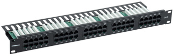 1Патч-панели патч-панель телеф. 1u кат. 3 rj45 50 порт. (krone) generica | pp50-1uc03u-k05-g | itk выгодная цена