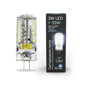 Лампы (источники света) лампа светодиодная black led g4 ac150-265v 3w 240lm 4100k силикон | 107707203 | gauss выгодная цена