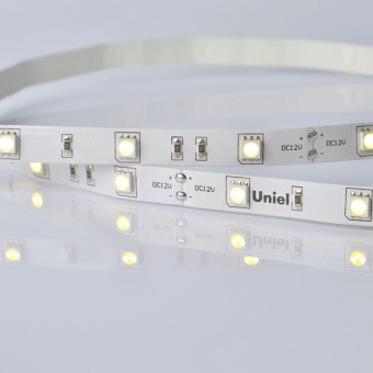 1Ленты светодиодные лента светодиодная нейтральный свет 4000к uls-m22-5050-30led/m-10mm-ip20-dc12v-7,2w/m-5m-4000k profi| ul-00004369 | uniel выгодная цена