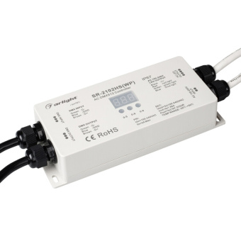 1Ленты светодиодные декодер dmx sr-2102hswp (220v, 1200w, 3ch) | 021051 | arlight выгодная цена