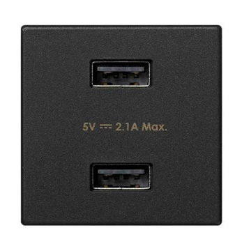 1Розетки, выключатели, звонки электрические simon connect зарядное устройство 2хusb, к45, 5 в, 2,1 а, графит | k126e-14 | simon выгодная цена
