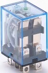 Реле промежуточное реле 2 конт. с инд. led 10а 24в dc пр- | 23203dek | dekraft выгодная цена