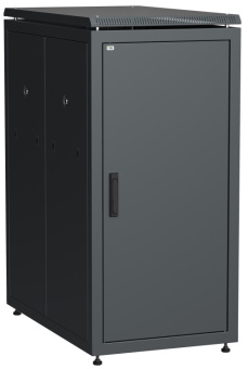 1Шкафы и стойки телекоммуникационные 19 шкаф сетевой 19" linea n 28u 600х1000 мм металлическая передняя дверь черный | ln05-28u61-m | itk выгодная цена