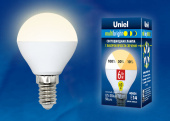 Лампы (источники света) лампа светодиодная led-g45-6w/ww/e14/fr/mb plm11wh led. «шар», матовая. серия multibright. 3000k 100-50-10 . | ul-00002375 | uniel выгодная цена