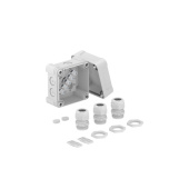 Коробки распределительные распределительная коробка x02, ip 67, 95х95х72 мм, с клеммой и 3-я кабельными вводами v-tec | 2005222 | obo bettermann выгодная цена