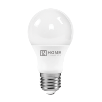 1Лампы (источники света) лампа светодиодная led-a60-vc 10вт 230в е27 3000к 900лм | 4690612020204 | in home выгодная цена