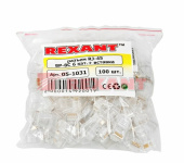 Разъемы RJ джек rj-45 8p8c cat 6 (со вставкой) | 05-1031 | rexant выгодная цена