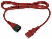 Шкафы и стойки телекоммуникационные 19 pwc-iec13-iec14-1.0-rd кабель питания монитор-компьютер iec 320 c13 - iec 320 c14 (3x0.75), 10a, прямая вилка, 1м, цвет красный | 281862 | hyperline выгодная цена