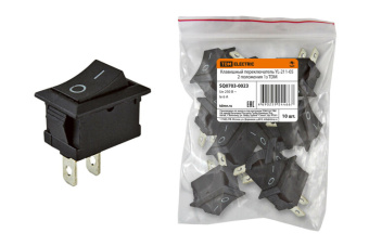 1Кнопки, светосигнальные лампы и кнопочные посты клавишный переключатель yl-211-05 черный 2 положения 1з | sq0703-0023 | tdm выгодная цена