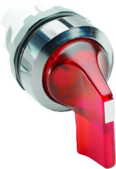 1Кнопки, светосигнальные лампы и кнопочные посты переключатель m3ss4-21r (длинная ручка) красный 3-х позиционный с подсветкой (только корпус) с фиксацией | 1sfa611213r2101 | abb выгодная цена
