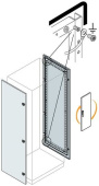 Шкафы, боксы и аксессуары дверь боковая 2000x1000мм вхг | ec2011k | abb выгодная цена