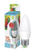 Лампы (источники света) лампа светодиодная led-свеча-standard 7.5вт 230в е27 4000к 675лм | 4690612003955 | asd выгодная цена