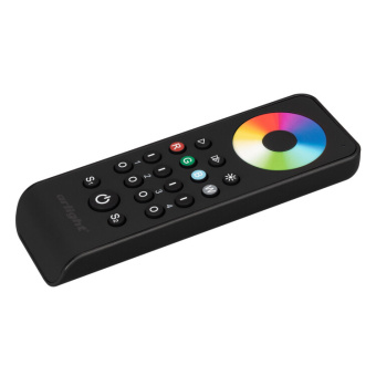 1Ленты светодиодные пульт smart-r43-rgbw black (4 зоны, 2.4g) (arlight, ip20 пластик, 5 лет) | 031939 | arlight выгодная цена