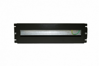 1Шкафы и стойки телекоммуникационные 19 bpb19-ps-3u-ral9005 панель с din-рейкой с регулируемой глубиной установки, 19", 3u, 22 места, цвет черный (ral 9005) | 437075 | hyperline выгодная цена