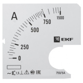 Измерительное оборудование шкала сменная для a961 750/5а-1,5 proxima | s-a961-750 | ekf выгодная цена