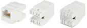 Розетки, адаптеры и модули Keystone вставка keystone jack kj5-8p8c-c6-180-wh (high-bandwidth applications) rj-45(8p8c), категория 6, тип 180 градусов, белая | 29844 | hyperline выгодная цена