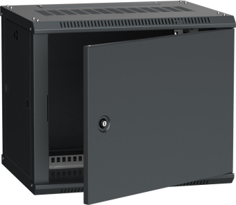 1Шкафы и стойки телекоммуникационные 19 шкаф linea w 9u 600x450 мм дверь металл, ral9005 | lwr5-09u64-mf | itk выгодная цена