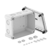 Коробки распределительные распределительная коробка x16, ip 67, 241х191х126 мм, с прозрачной крышкой | 2005070 | obo bettermann выгодная цена