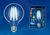 Лампы (источники света) лампа светодиодная led-g95-10w/4000k/e27/cl pls02wh led. "шар", прозр. 4000k серия sky | ul-00004863 | uniel выгодная цена