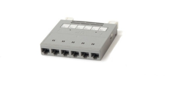 1Оптические компоненты СКС кассета pptr-css-1-6xrj45-c6-sh-stl для медных претерминированных решений, 6 экранированных портов rj-45 категории 6 | 235661 | hyperline выгодная цена