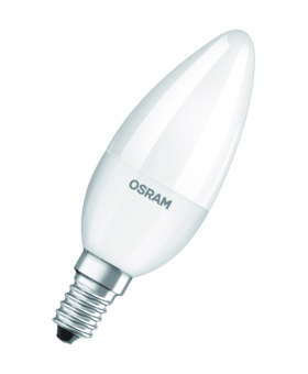 1Лампы (источники света) лампа светодиодная led 5вт/840 е14 220-240в 4000к 470lm ls clb 40 fr свеча | 4058075056886 | osram выгодная цена