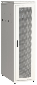 1Шкафы и стойки телекоммуникационные 19 шкаф сетевой 19" linea n 38u 600х1000 мм перфорированные двери серый | ln35-38u61-pp | itk выгодная цена