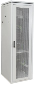1Шкафы и стойки телекоммуникационные 19 шкаф сетевой 19" linea n 18u 600х600 мм перфорированная передняя дверь серый | ln35-18u66-p | itk выгодная цена