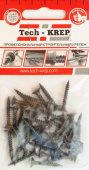 Крепёж саморез шсгм 3,5х25 (40 шт) - пакет ( 0,051 кг) | 102378 | tech-krep выгодная цена