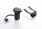 Розетки, выключатели, звонки электрические наст.орг. 2к+з+usb зар.устр. чёр. | 054086 | legrand выгодная цена