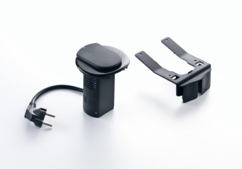 1Розетки, выключатели, звонки электрические наст.орг. 2к+з+usb зар.устр. чёр. | 054086 | legrand выгодная цена