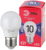 Лампы (источники света) лампа светодиодная эко led p45-10w-865-e27 r (диод, шар, 10вт, хол, e27) | б0045355 | эра выгодная цена