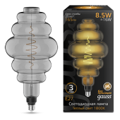 Лампы (источники света) лампа светодиодная led filament honeycomb e27 8.5w gray 165lm 1800k 1/2 | 161802005 | gauss выгодная цена